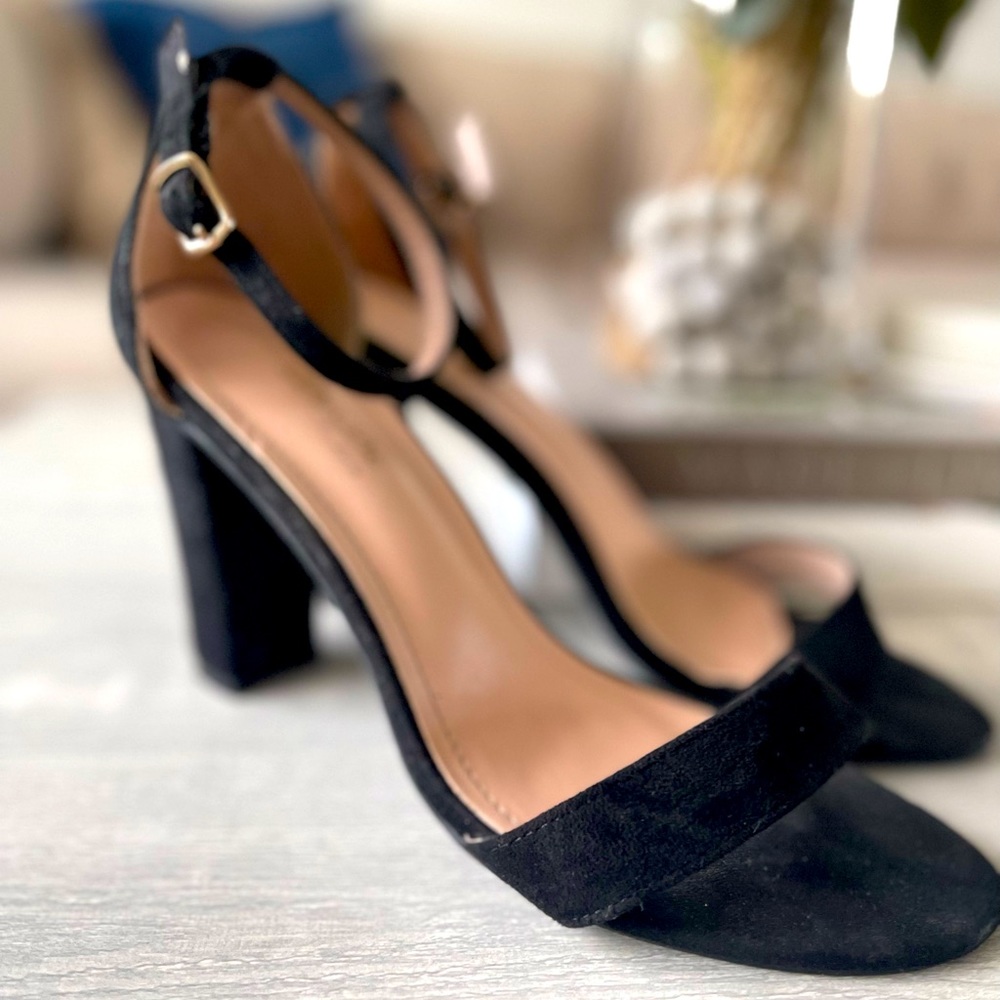 Black Summer Heels - Size 10